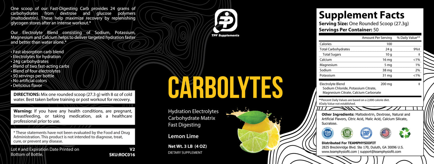 Carbolytes (Lemon Lime)