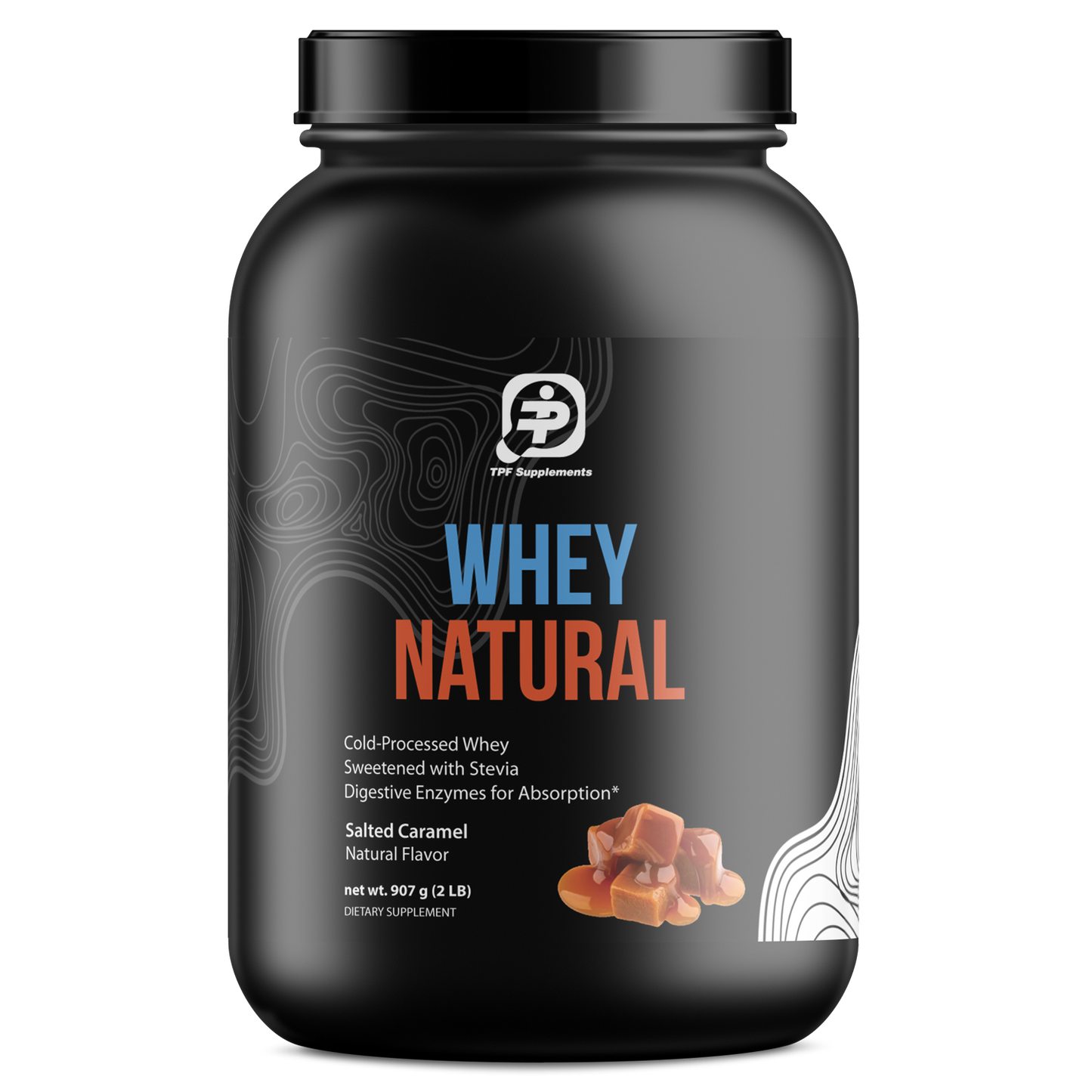 2lb Whey Natural Salted Caramel – 28 servings