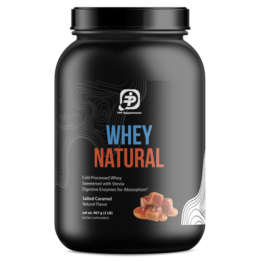 2lb Whey Natural Salted Caramel – 28 servings